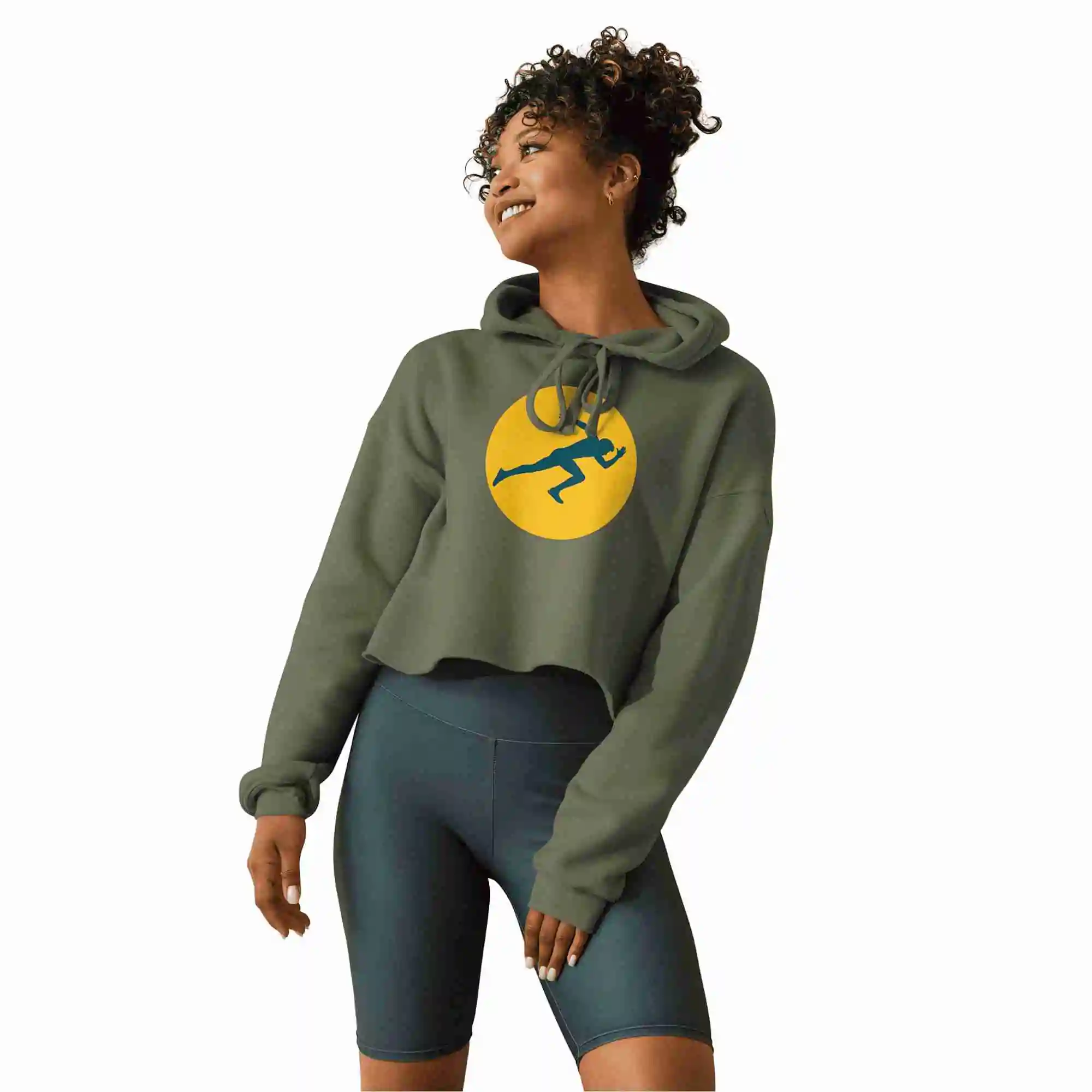 Active Crop Hoodie