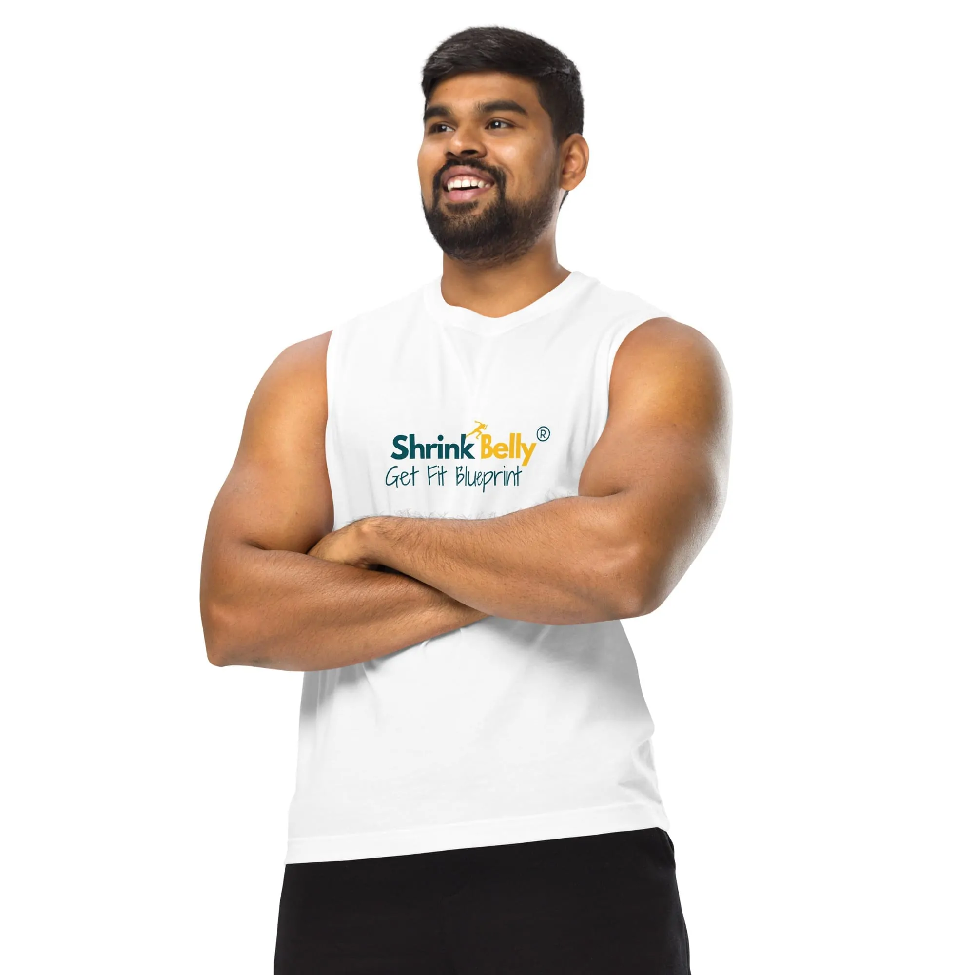 Unisex Active Muscle Shirt - Image 2